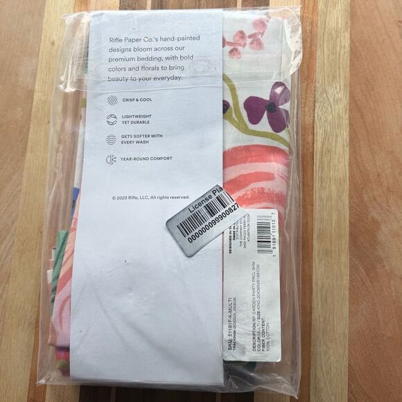 The Company Store Rifle Paper Company Garden Party Cotton Sham, King. NWT - Picture 5 of 10